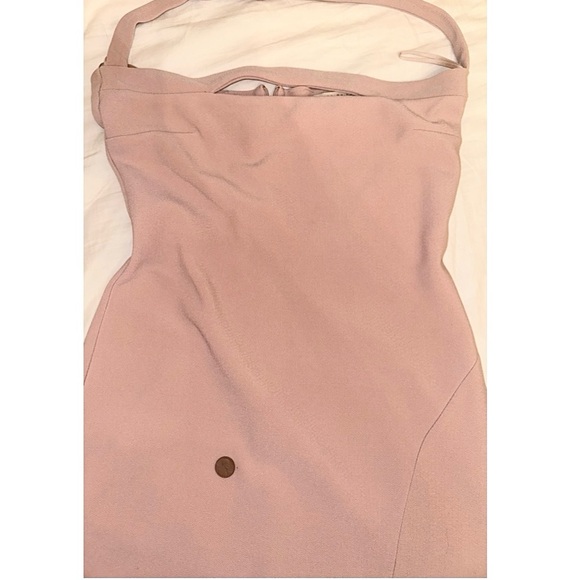 Bec & Bridge Elegant Pink Halter Midi Dress - Picture 2 of 6
